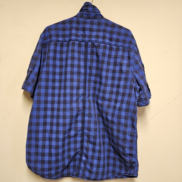 NEVADA Men's Shirt Short Sleeves Casual Shirts Size Large (42-44) - Picture 5 of 14